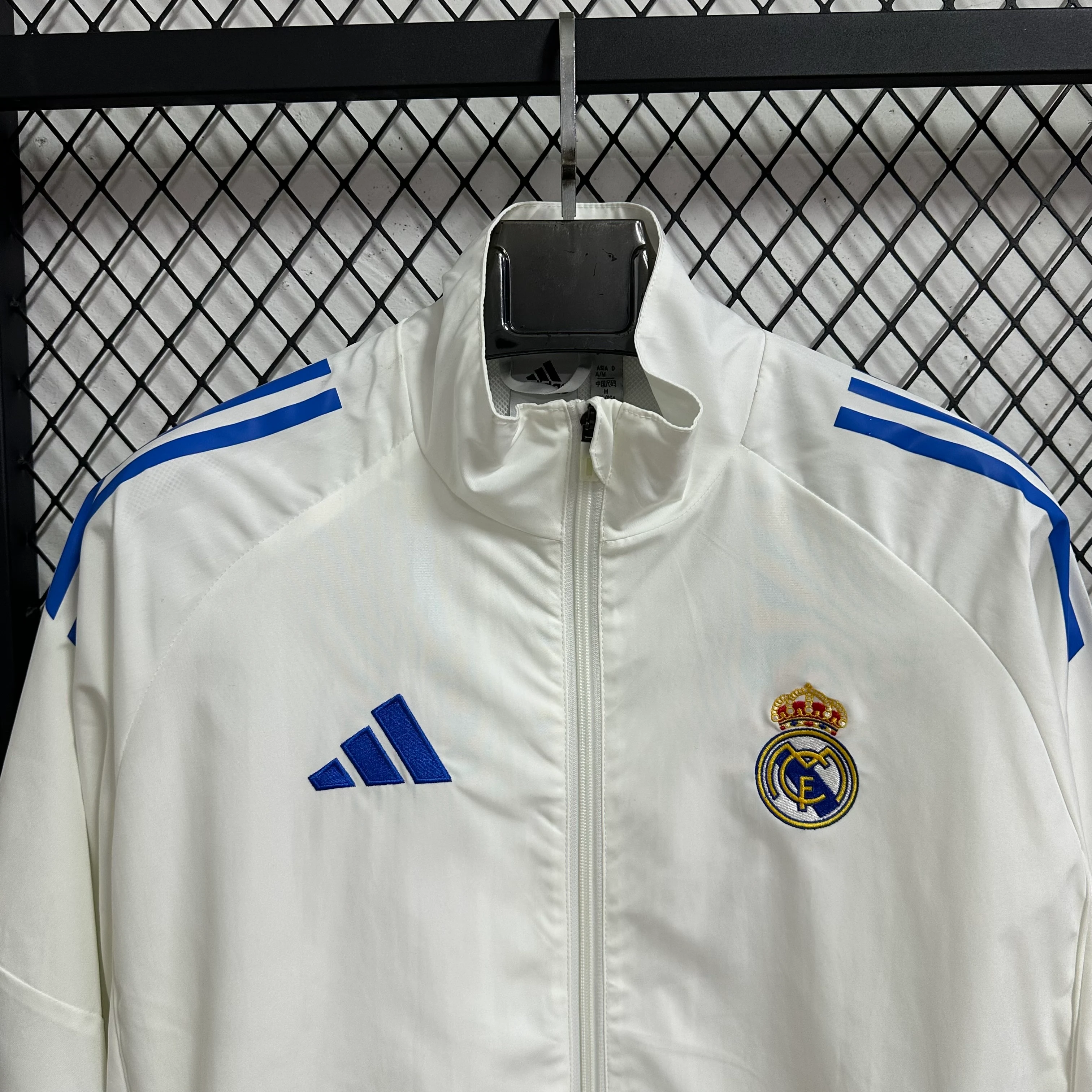 2025-26 Real Madrid Waterproof Training Windbreaker view 4