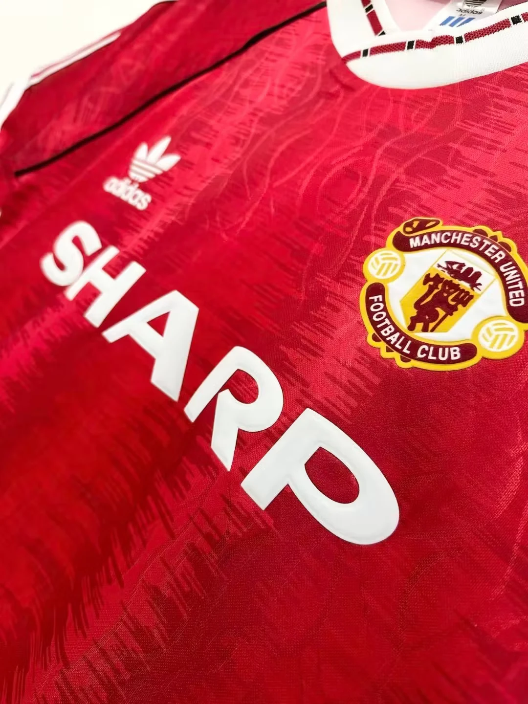 1990-92 Manchester United Home Retro Shirt view 6