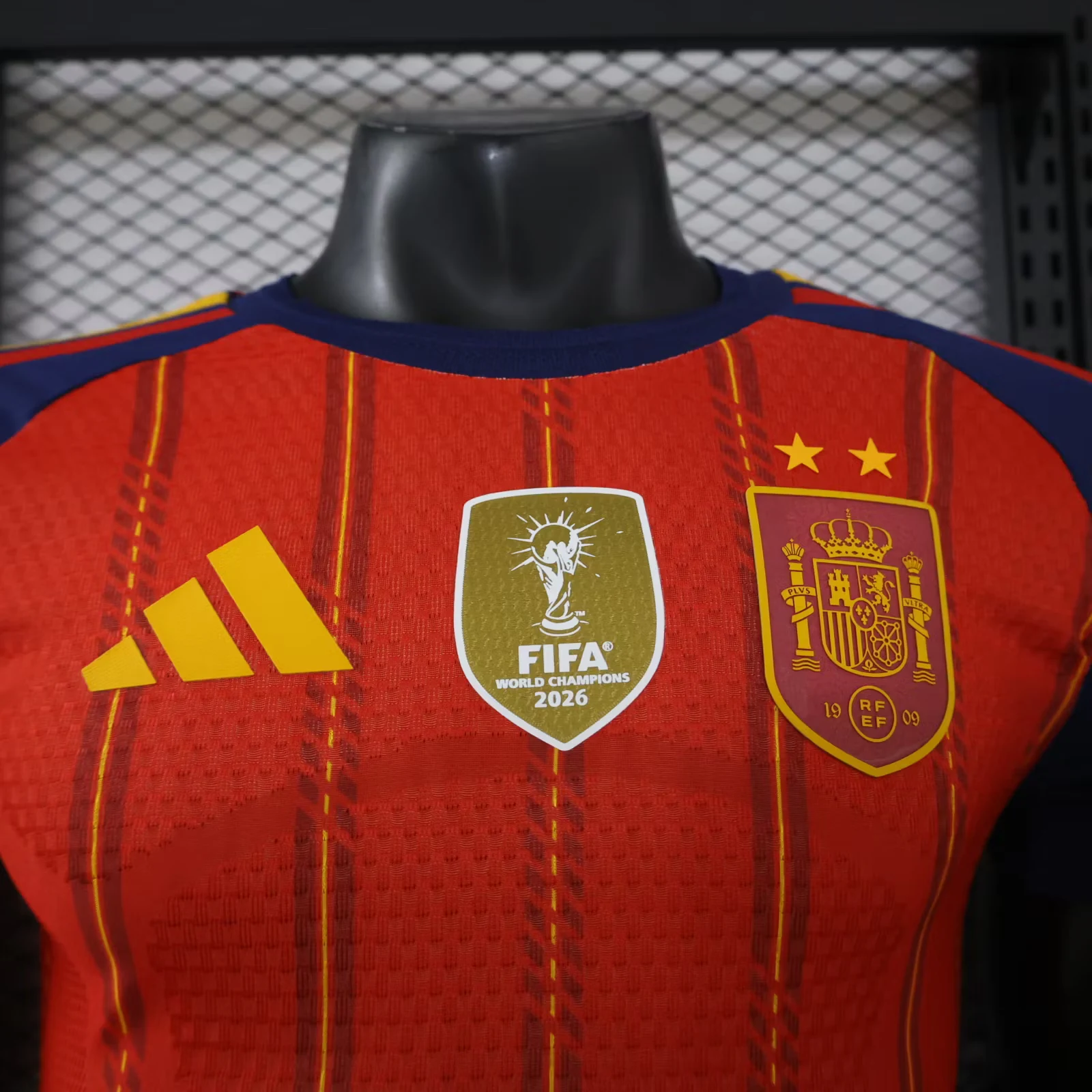 2026-27 Spain Home Jersey (with two stars) – Player Version view 3