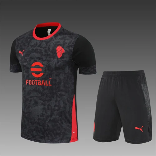 2025-26 AC Black Short Sleeve Training Jersey