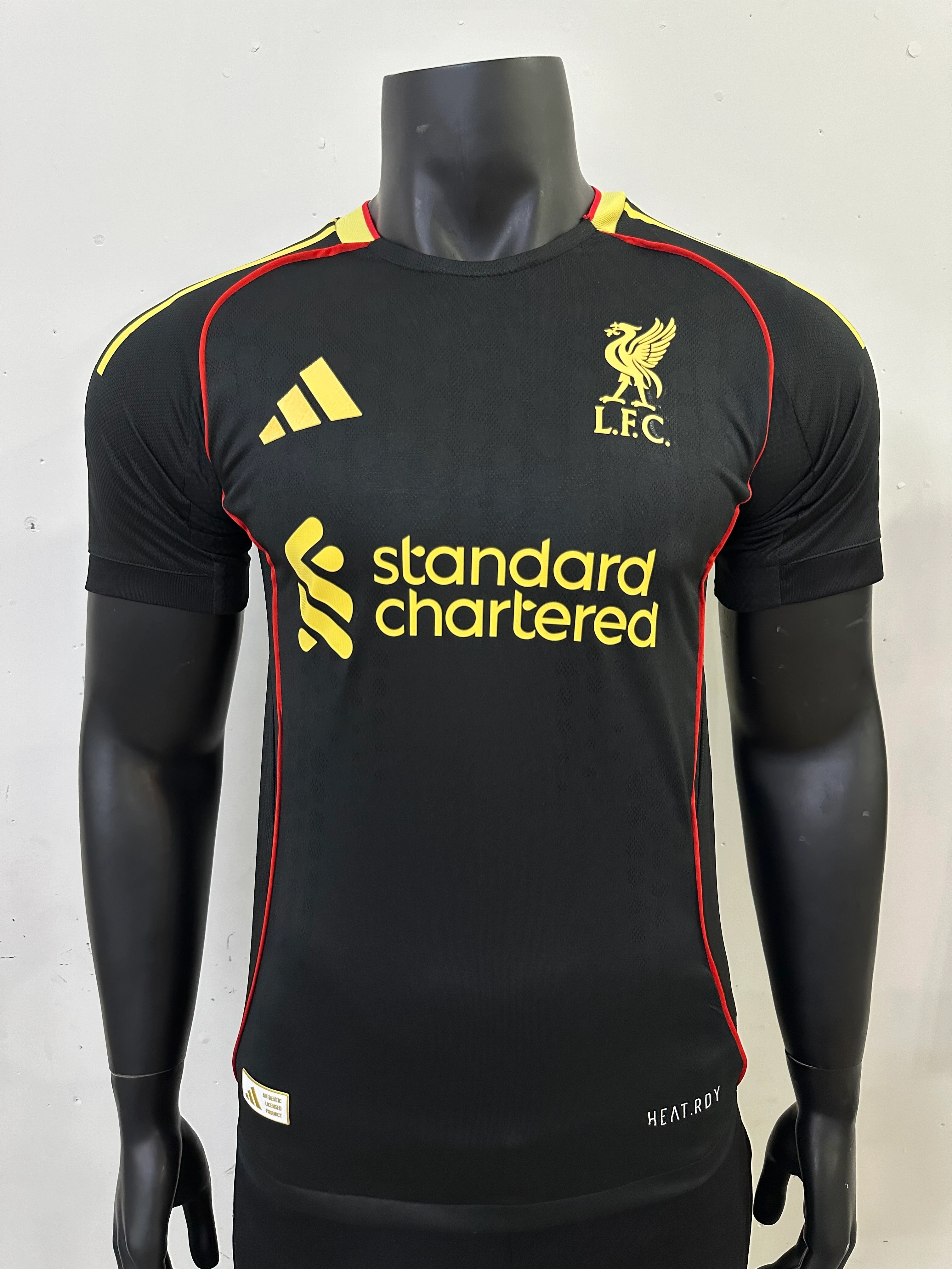 2025-26 Liverpool Black Gold Special Edition Jersey - Player Version