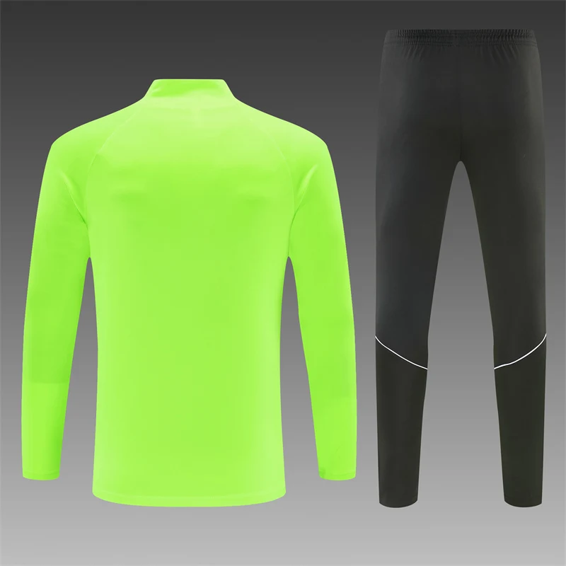 2026-27 Atlético Madrid Green Half-Zip Training Jersey view 2