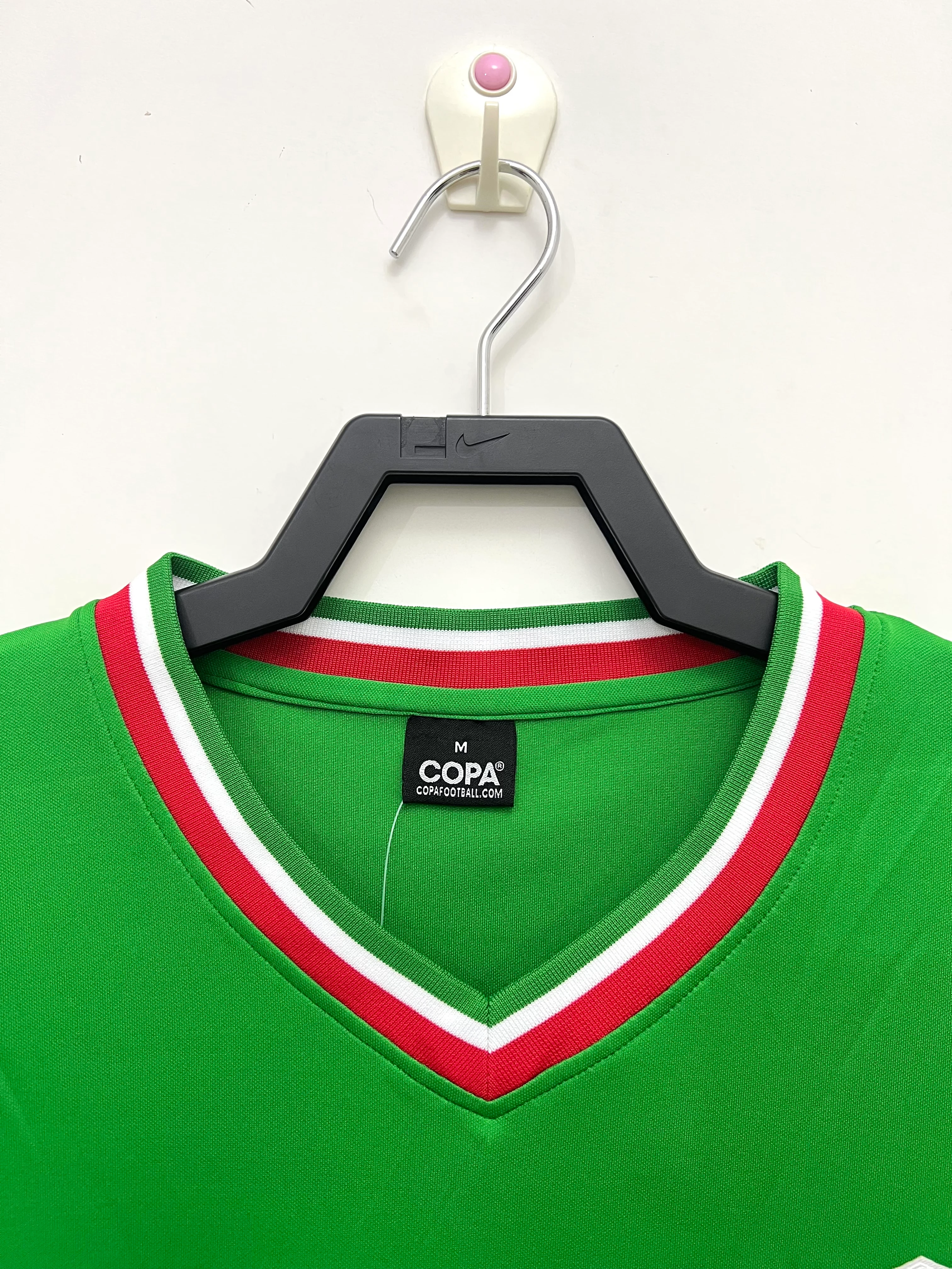 1970 Mexico Home Retro Jersey view 6