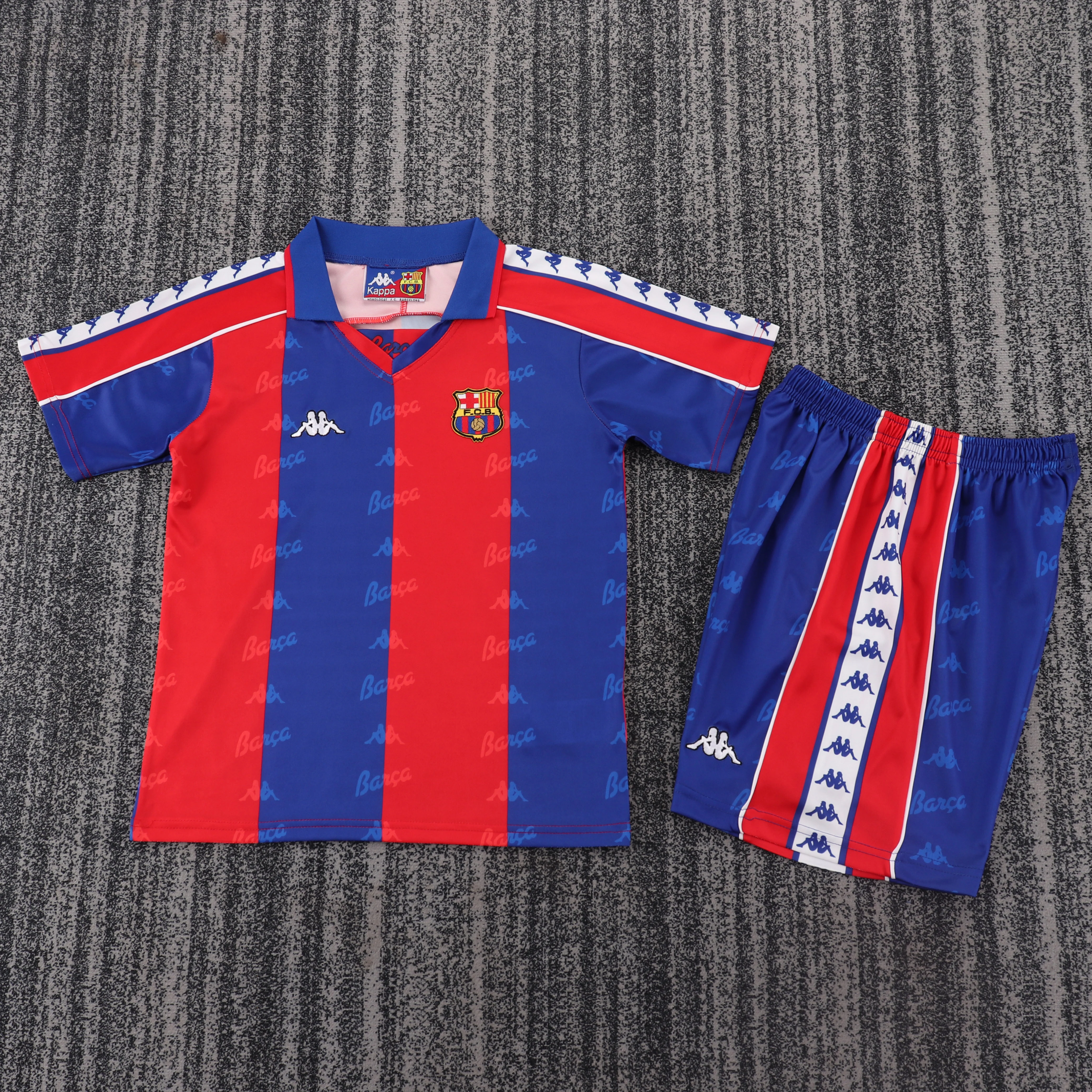 1992-95 Barcelona Home Retro Shirt - Kids Sizes