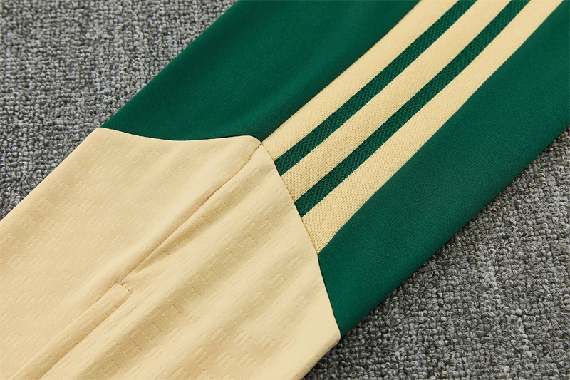2026-27 Real Madrid Green Half-Zip Training Jersey view 4