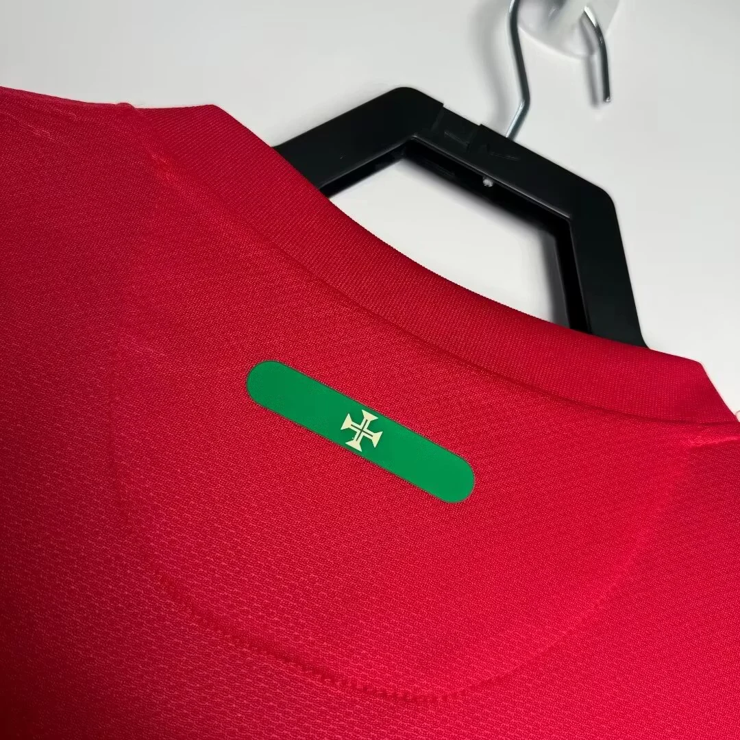 2010 Portugal Home Retro Jersey view 3