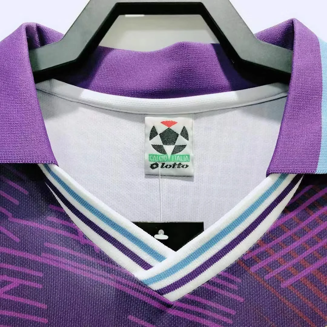 1992-93 Fiorentina home retro jersey view 7