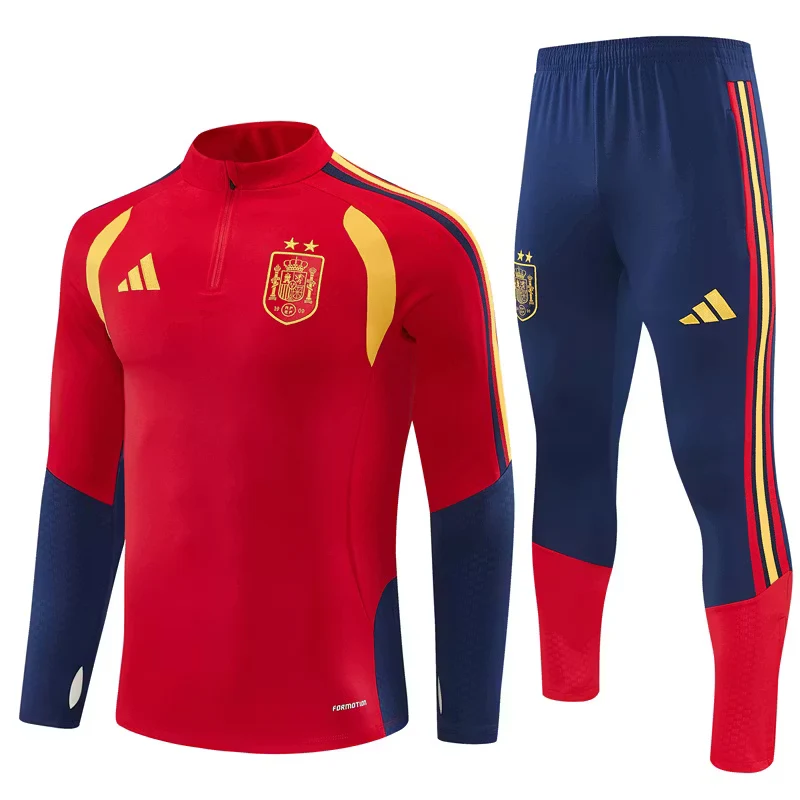 2026-27 Spain Red Half-Zip Training Jersey (Two Stars) view 19