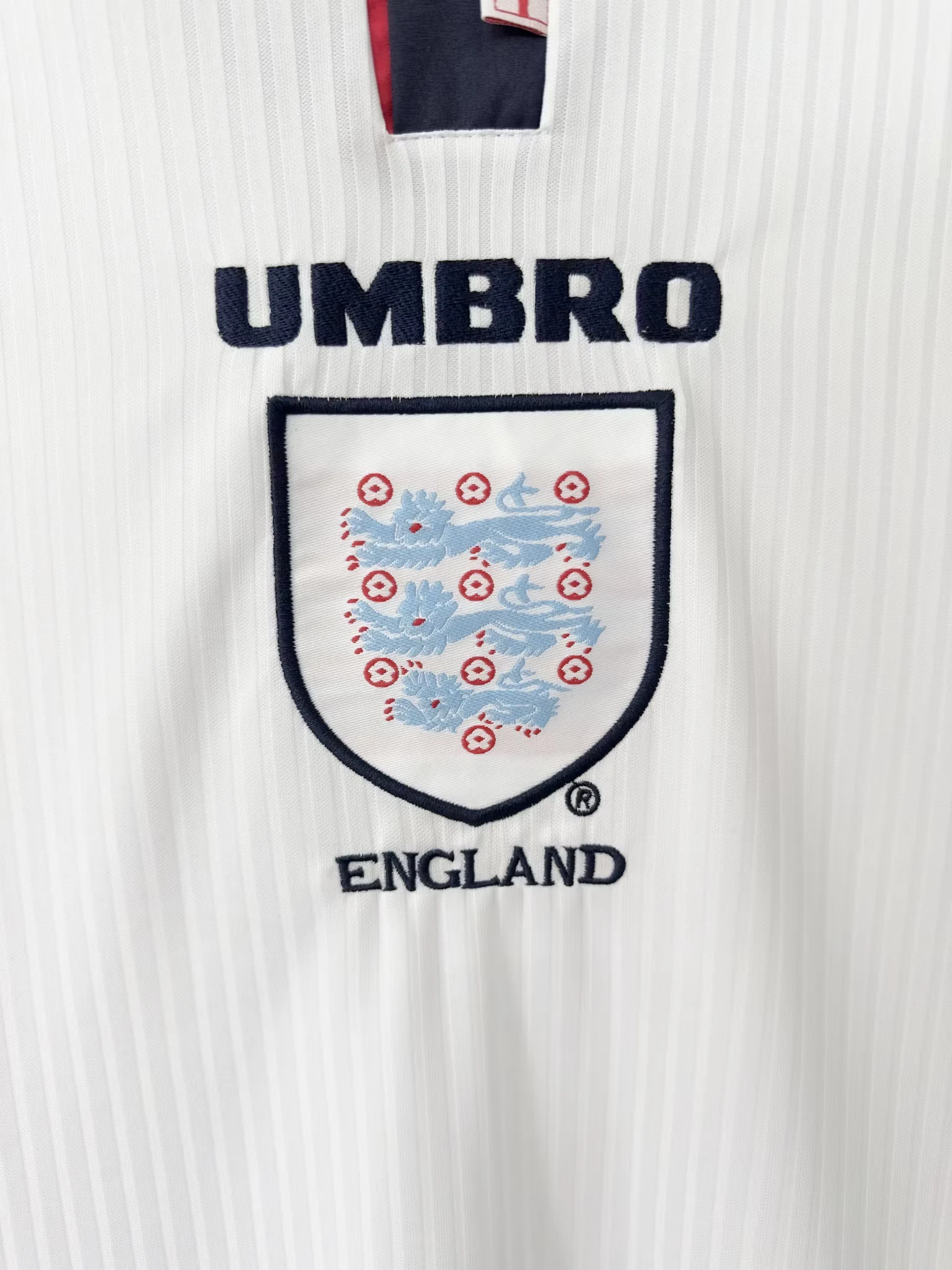 1998 England Home Retro Jersey view 7