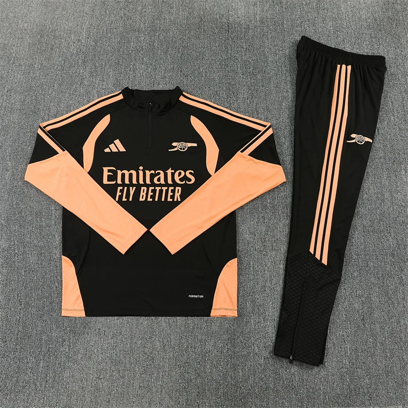 2025-26 Arsenal Black Half-Zip Training Kit view 17