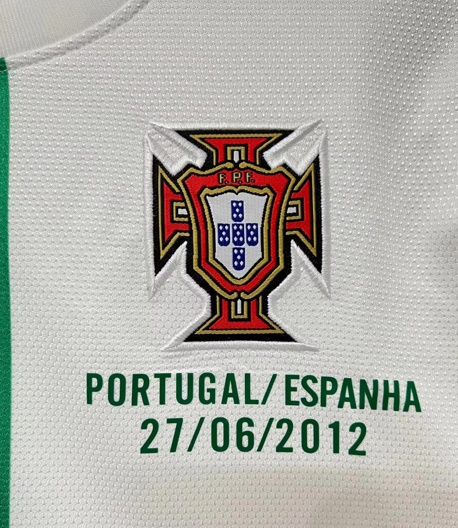 2012 Portugal Away Long Sleeve Retro Jersey view 9
