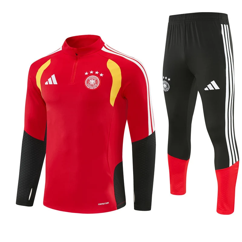 2026-27 Germany Red Half-Zip Training Jersey view 12