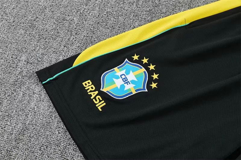 2026-27 Brazil Black Short-Sleeve Training Jersey view 13