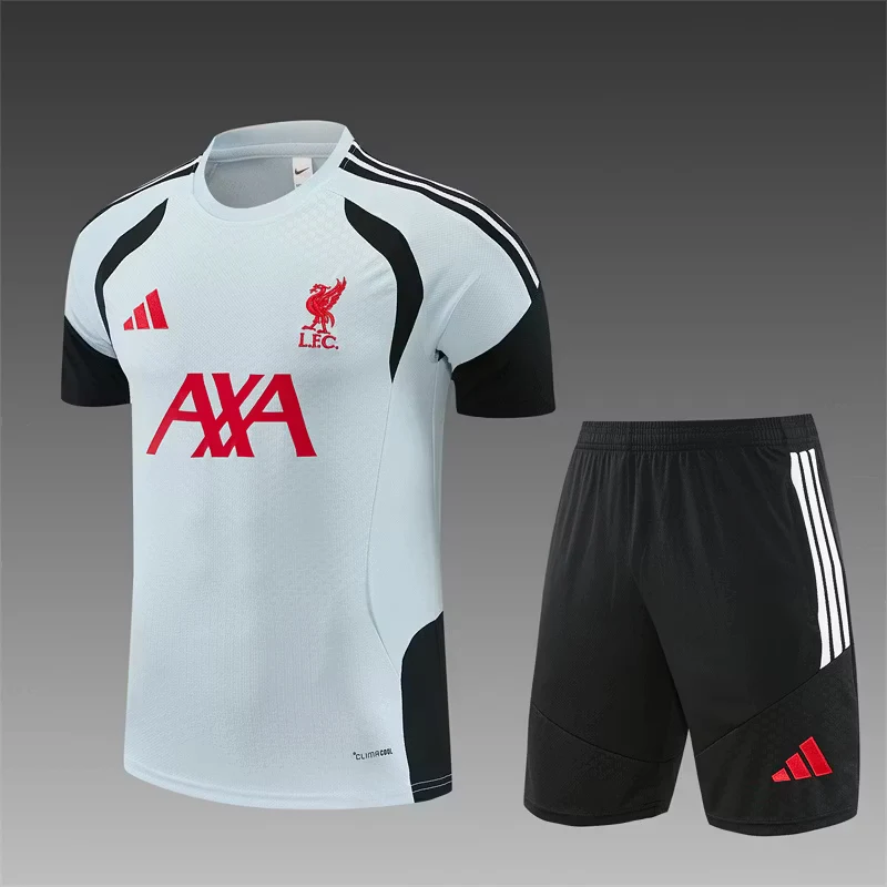 2026-27 Liverpool Light Grey Short-Sleeve Training Jersey