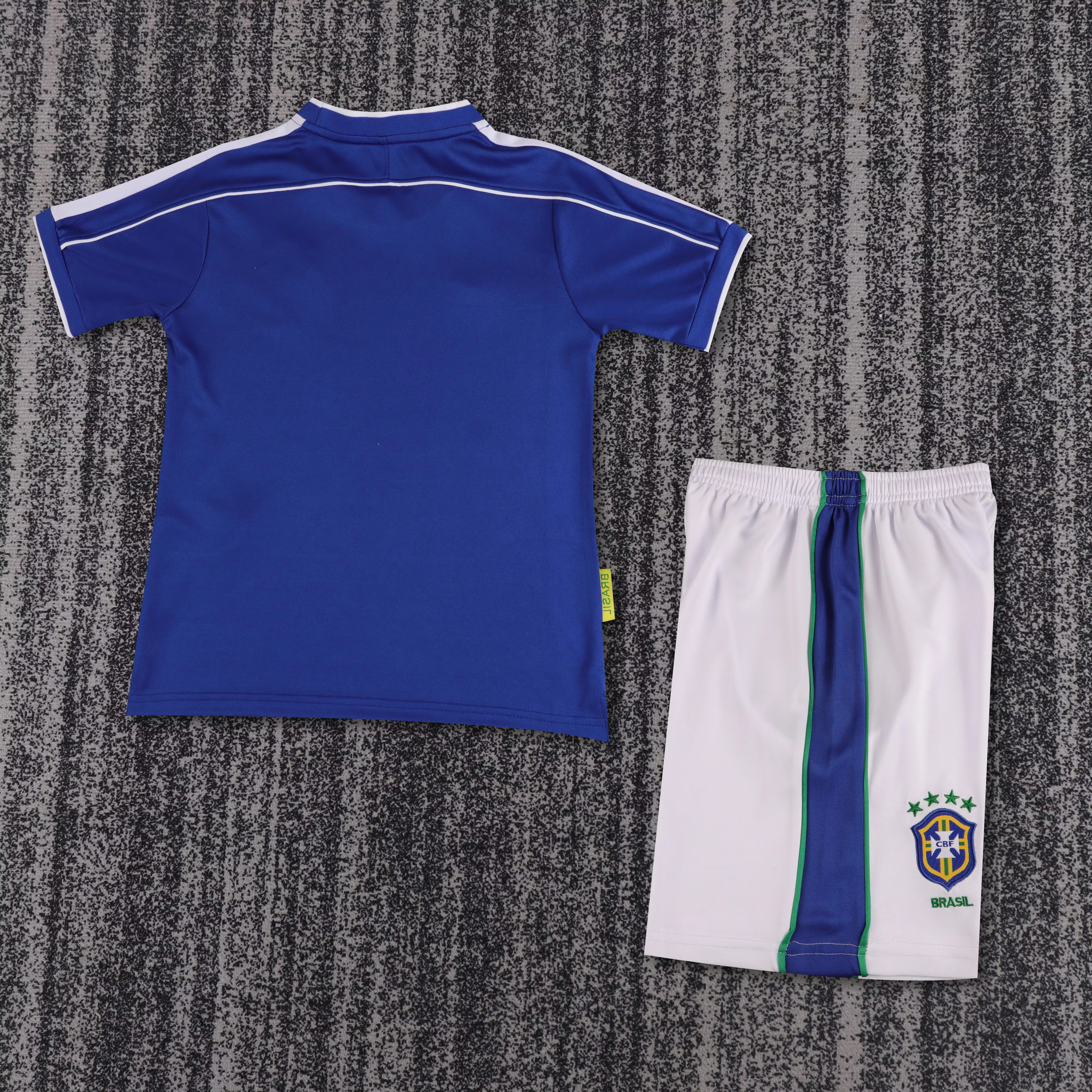 1998 Brazil Away Retro Shirt - Kids Sizes view 2