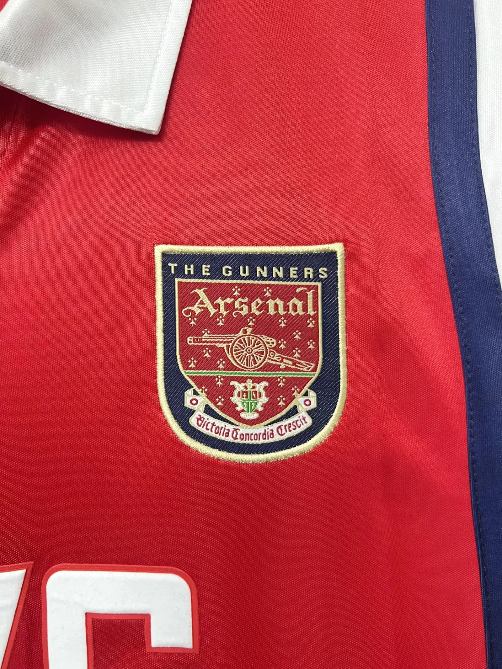 1998 Arsenal Home Long Sleeve Retro Jersey view 4