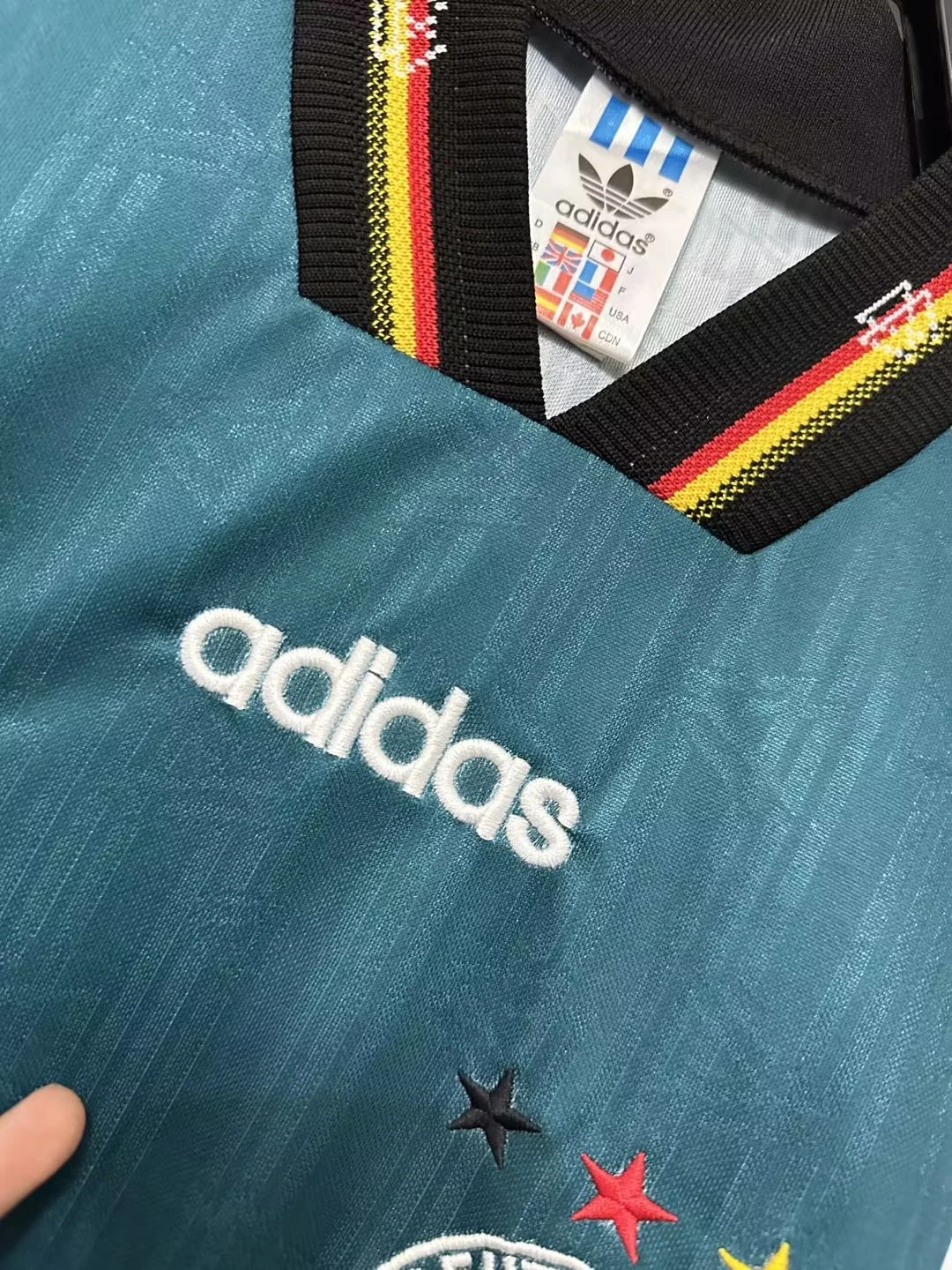 1996 Germany Away Retro Jersey view 5
