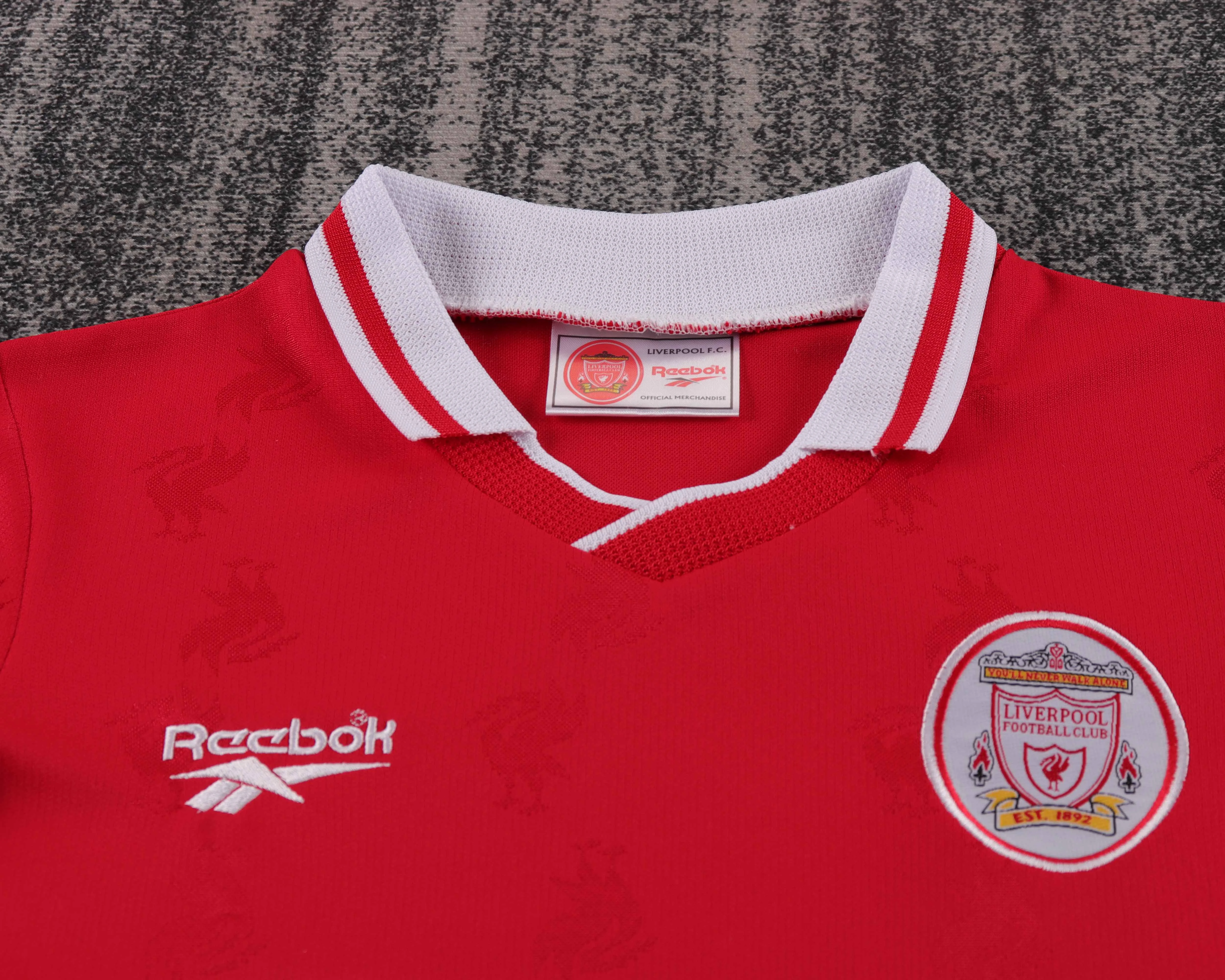1996-97 Liverpool Home Retro Shirt - Kids view 9