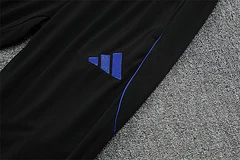 2025-26 Real Madrid yellow and blue camouflage half-pull training uniform jersey view 5