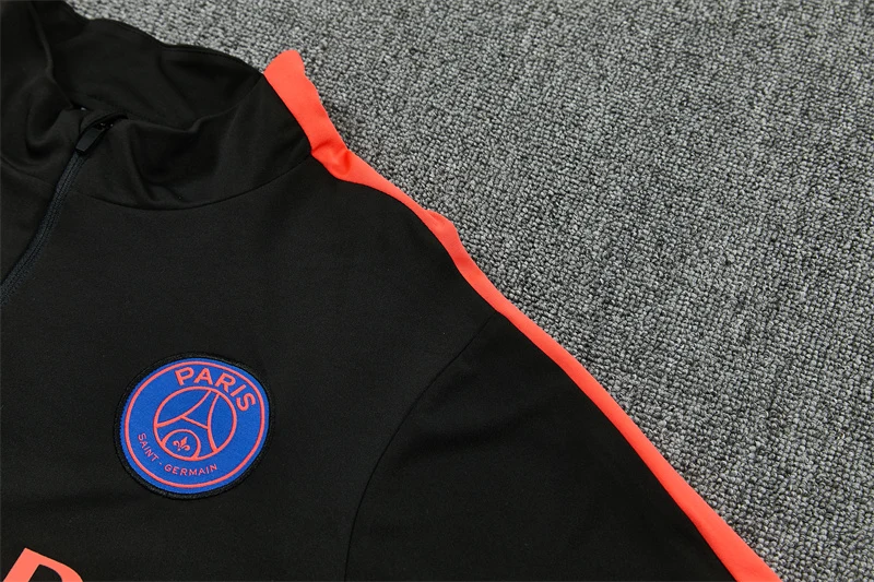 2026-27 Paris Black Half-Zip Training Jersey view 11
