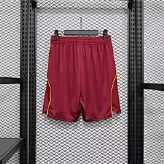 2025-26 AS Roma Home Shorts - Player Edition view 2