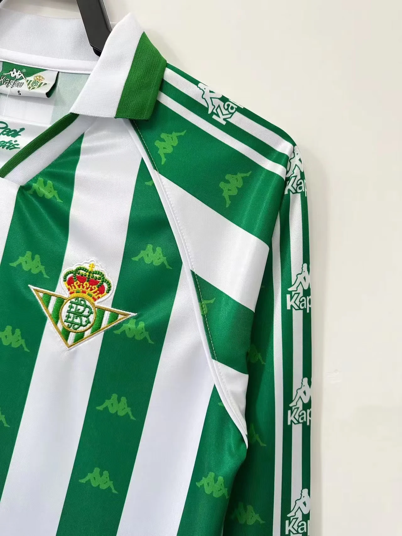 1995-97 Real Betis Home Long Sleeve Retro Shirt - No Ads view 6
