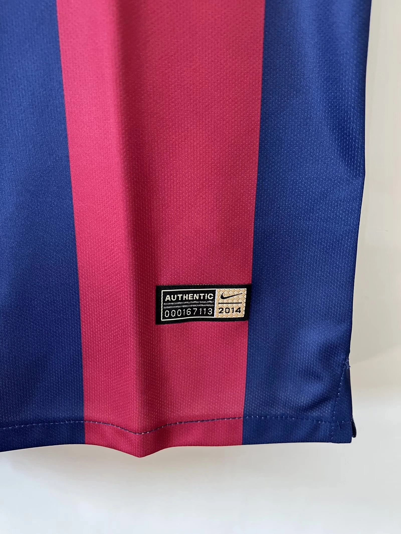 2014-15 Barcelona Home Retro Jersey view 4
