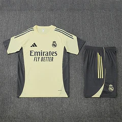2025-26 Real Madrid Yellow Short Sleeve Training Jersey view 18