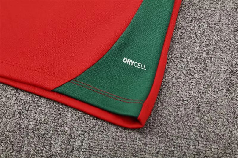 2025-26 Portugal Red Half-Zip Training Jersey view 9