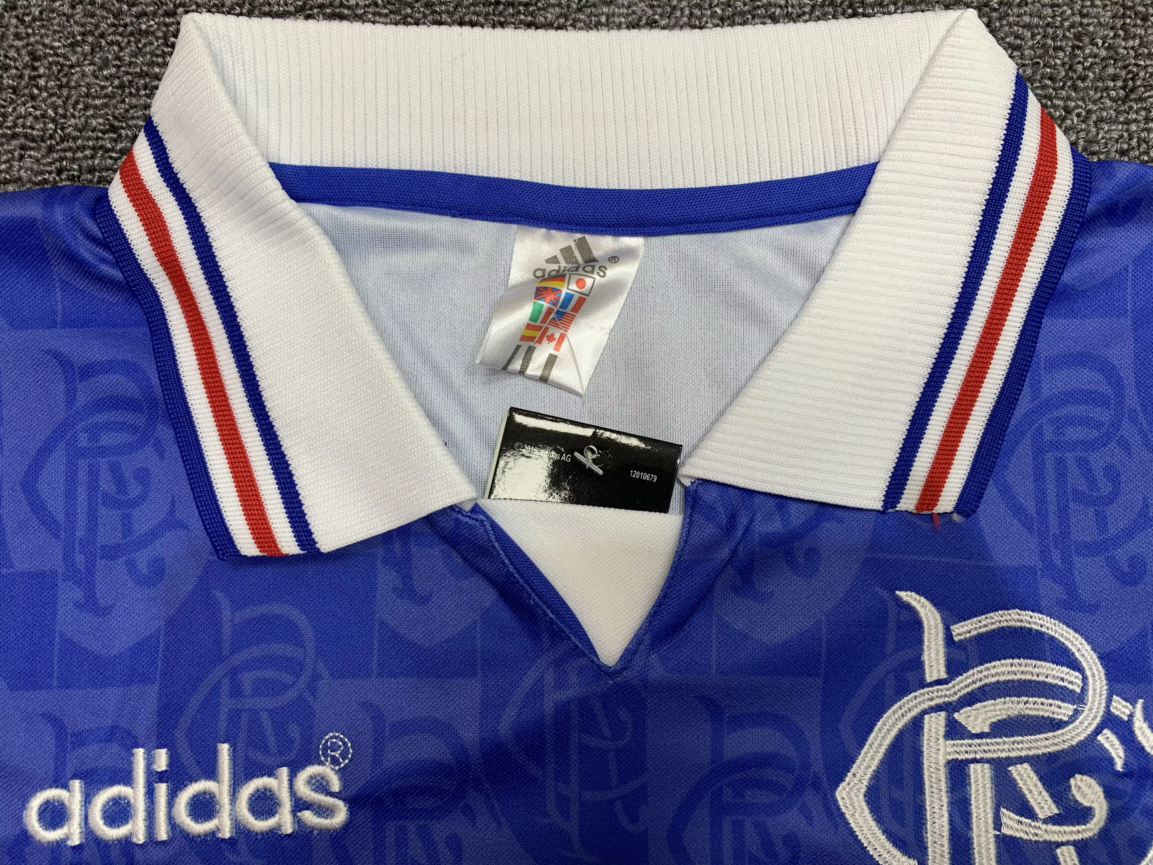 1996-97 Rangers Home Retro Jersey view 3