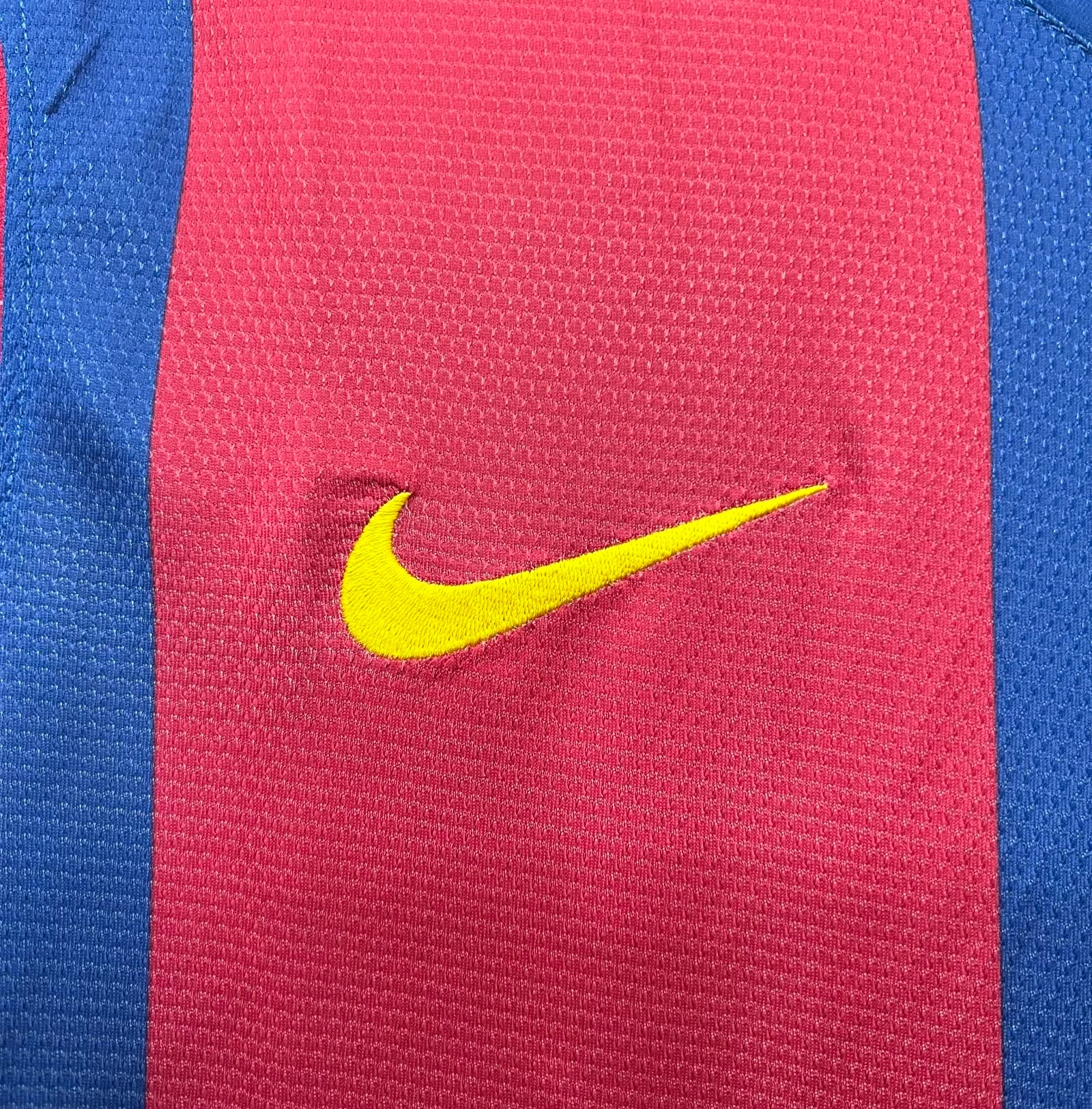 2007-08 Barcelona Home Retro Jersey view 7