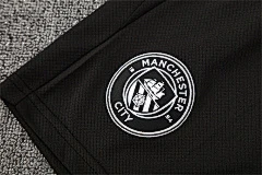 2025-26 Manchester City black short-sleeved training jersey view 5