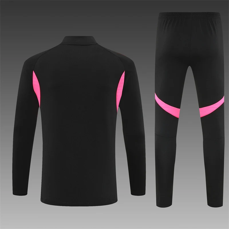 2025-26 Arsenal Black Half-Zip Training Kit view 2