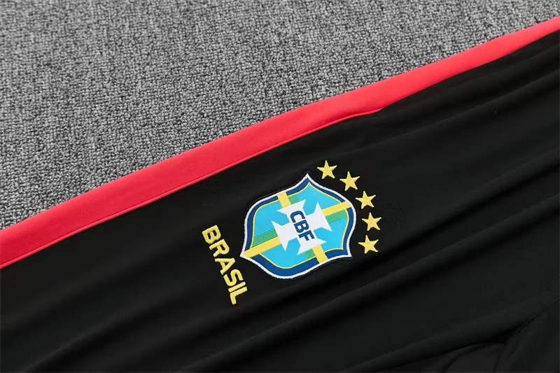 2026-27 Brazil Black Half-Zip Training Jersey view 15