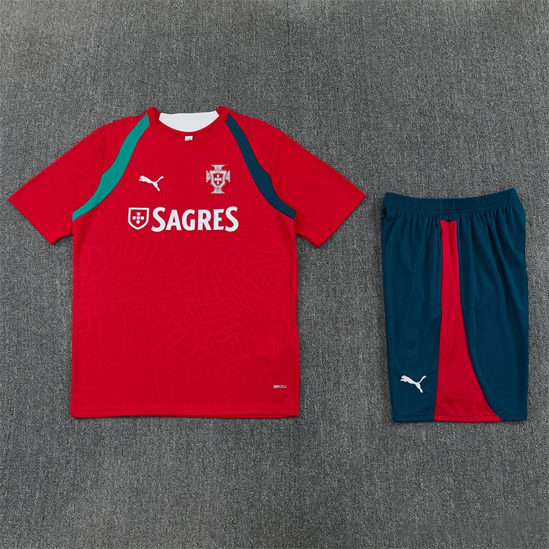 2026-27 Portugal Red Short-Sleeve Training Jersey view 10