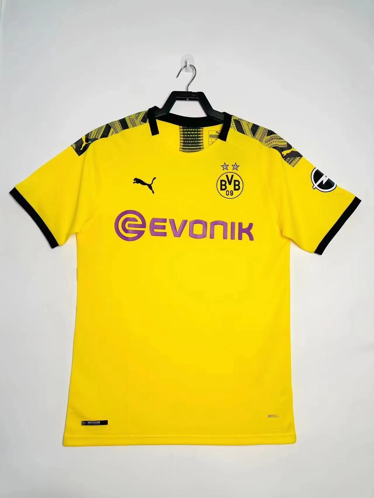 2019-20 Borussia Dortmund Home Retro Jersey view 10