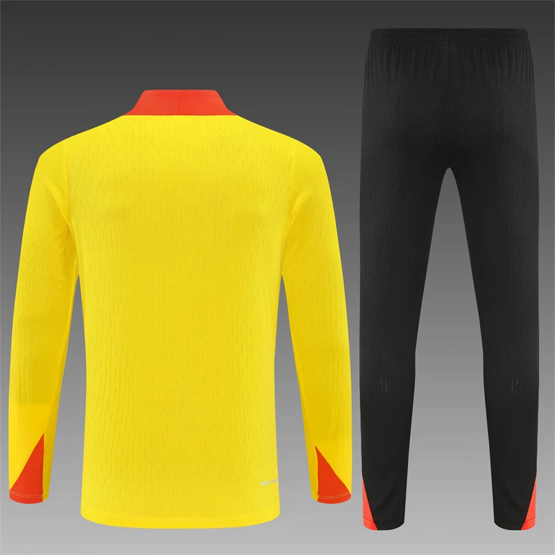 2025-26 Brazil Yellow Half-Zip Training Jersey view 2