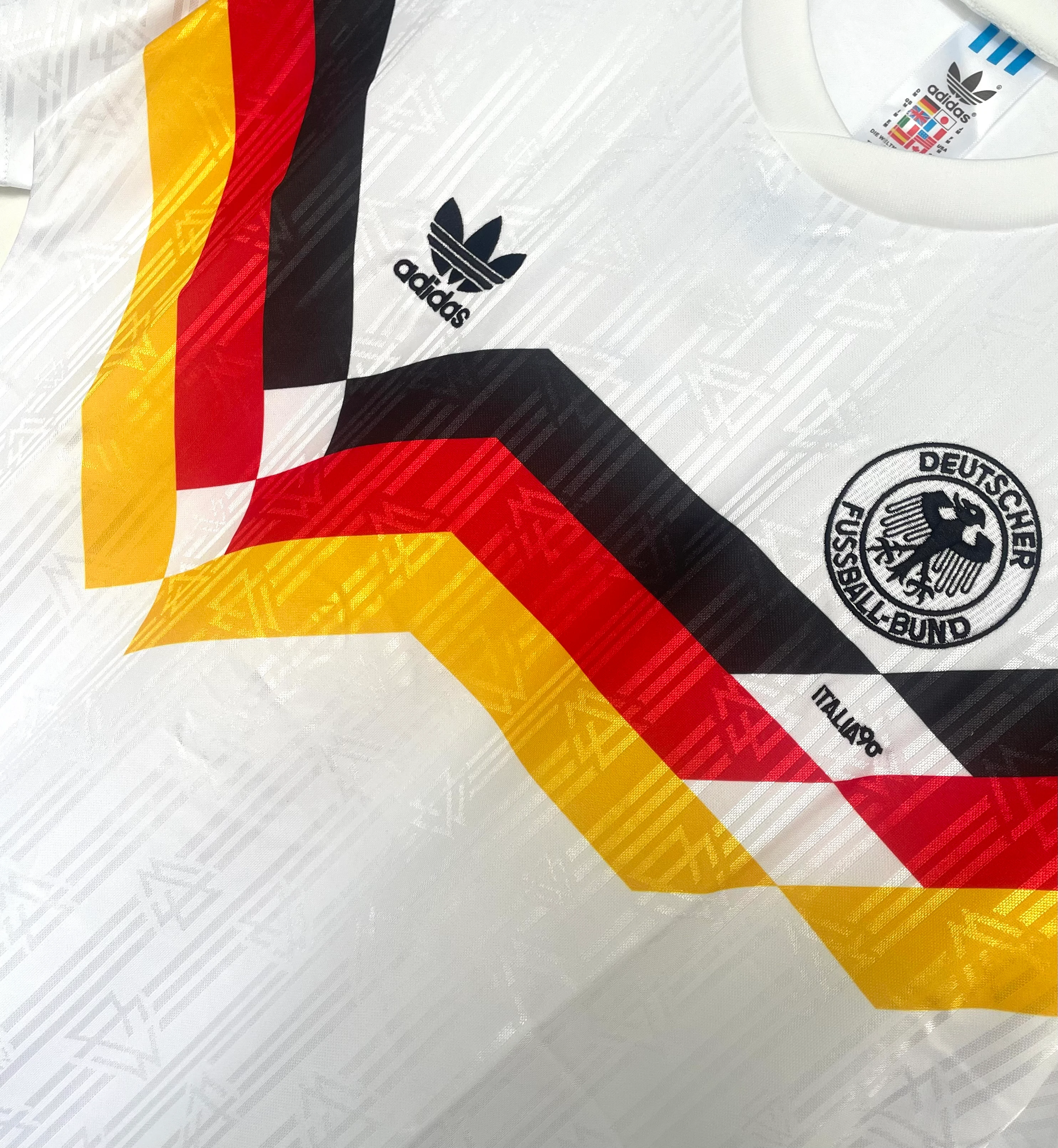 1990 Germany Home Retro Jersey view 4