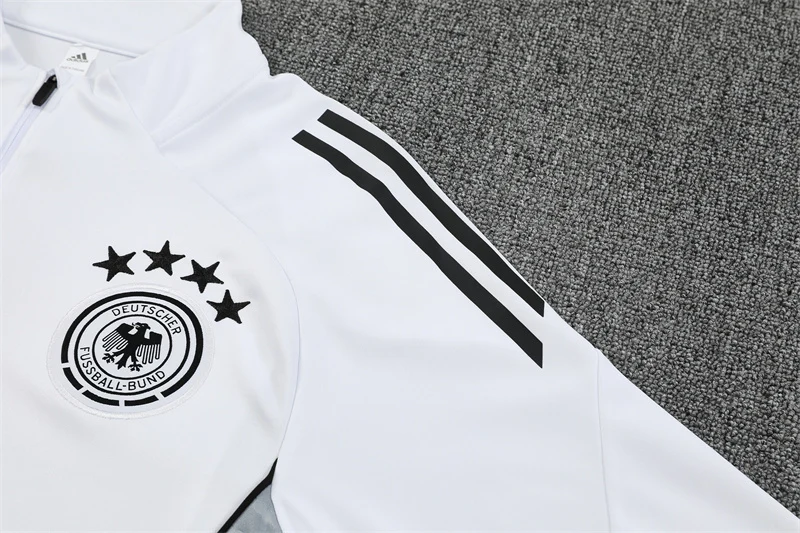 2025-26 Germany White Half-Zip Training Jersey view 7
