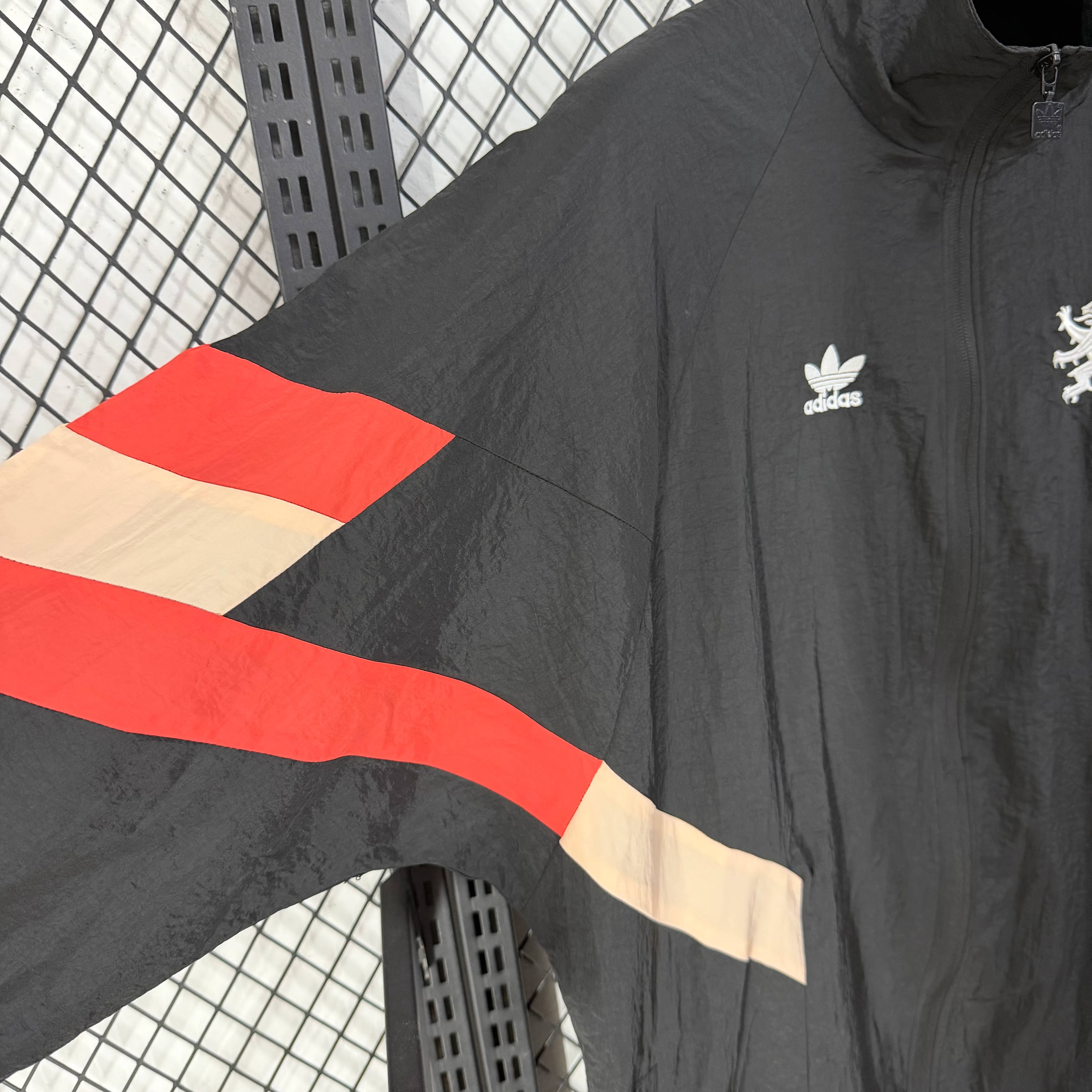 2026-27 Lyon Black Training & Casual Windbreaker view 4