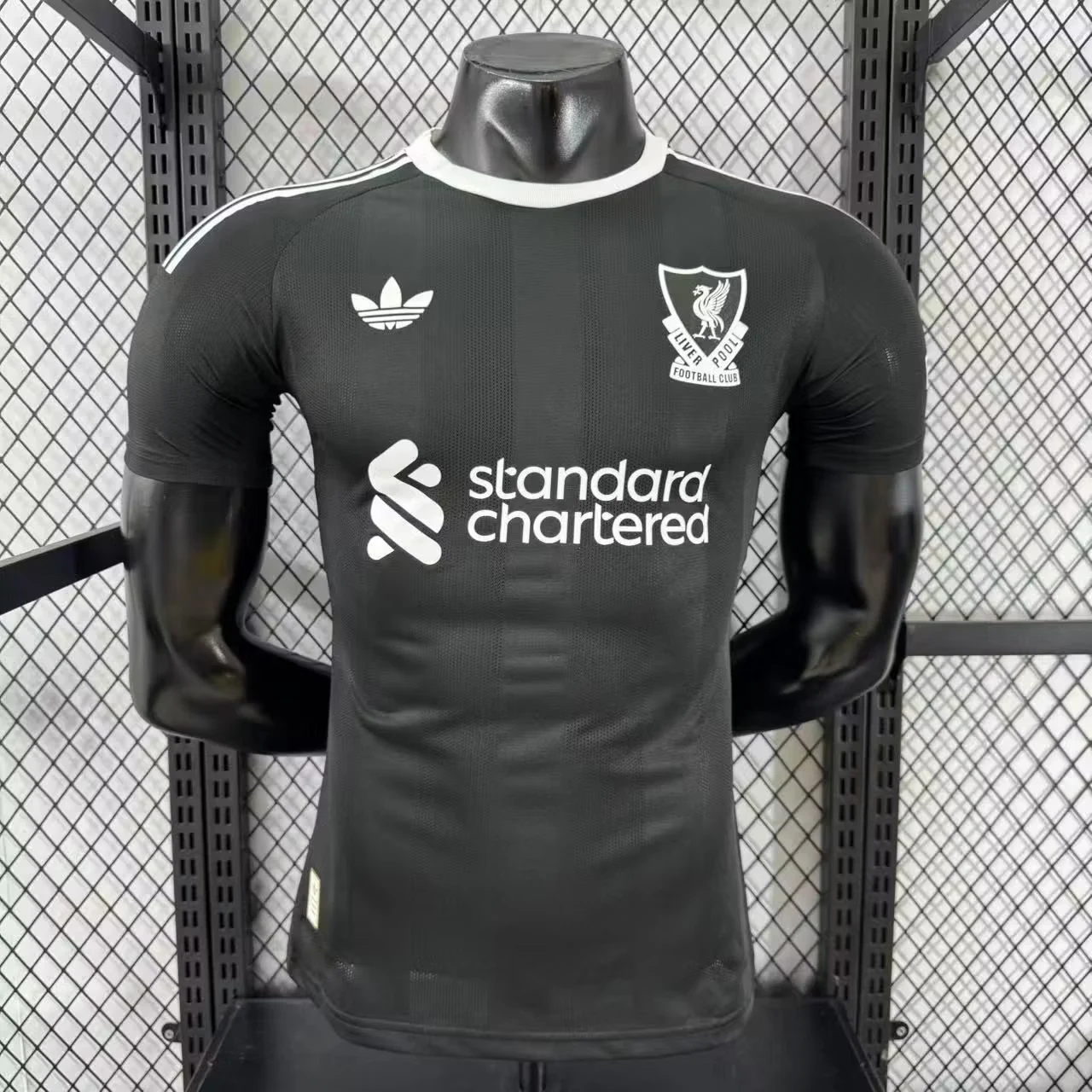 2025-26 Liverpool Black Goalkeeper Jersey - Player Version