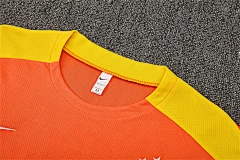 2025-26 Brazil Orange Short Sleeve Training Jersey view 10