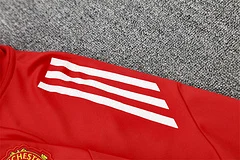 2025-26 Manchester United Red Half-Pull Training Jersey view 8