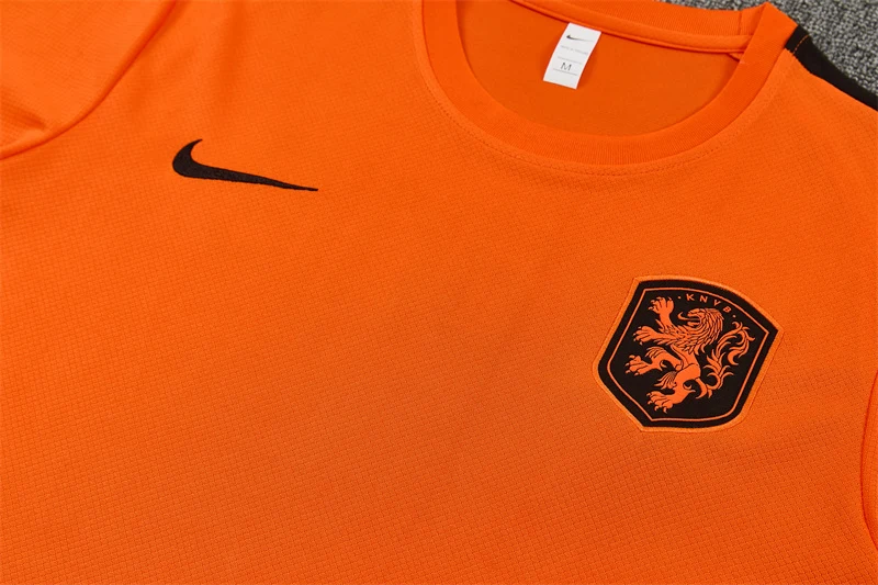 2026-27 Netherlands Royal Orange Short-Sleeve Training Jersey view 9