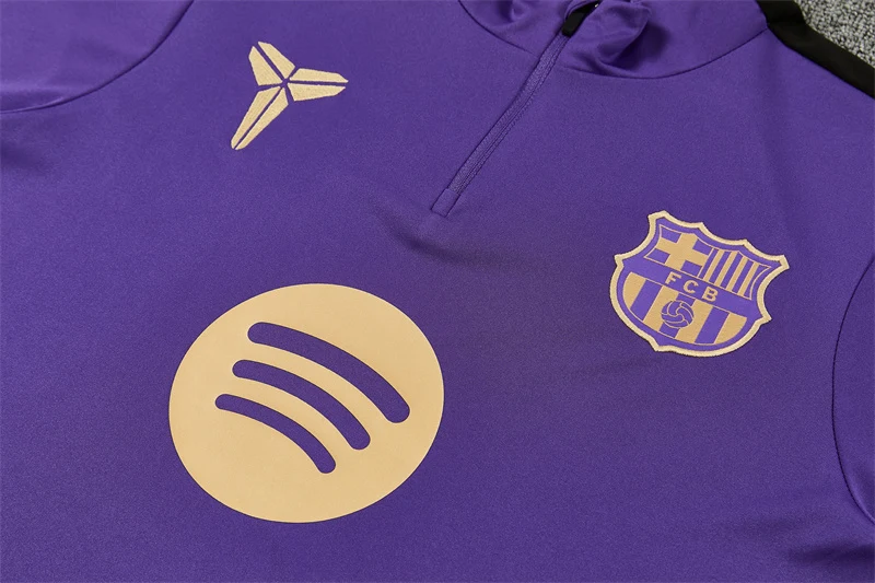 2026-27 Barcelona Red-Purple Half-Zip Training Jersey view 12