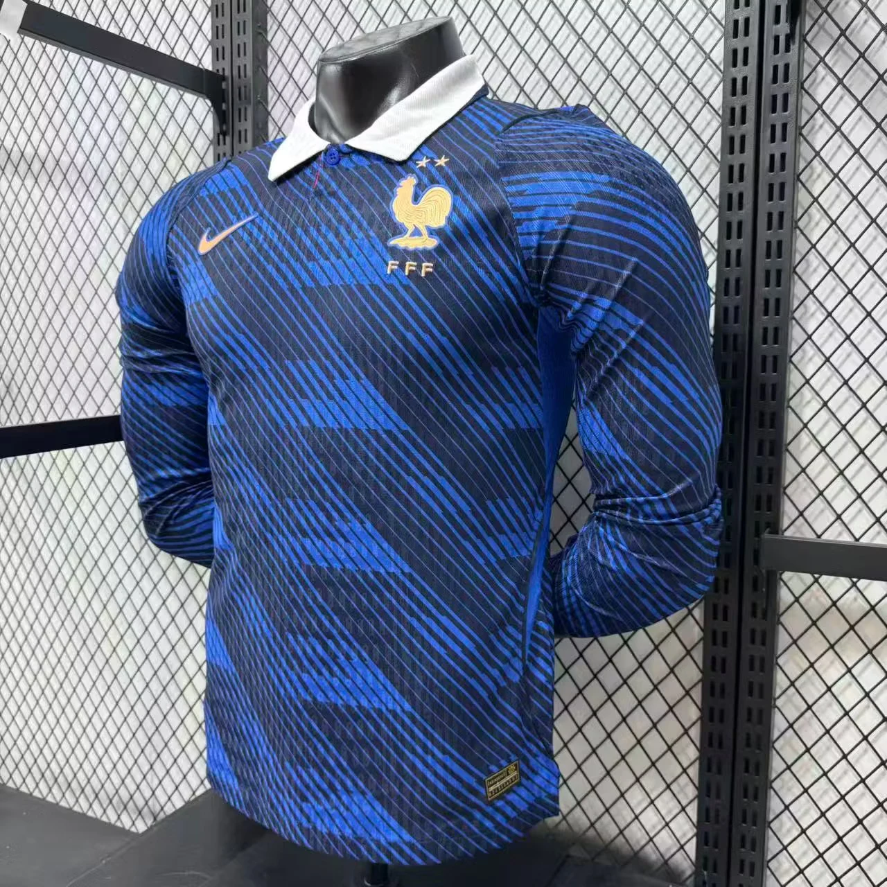 2026 France Home Long-Sleeve Jersey — Player Version view 9