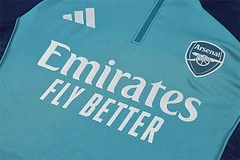2025-26 Arsenal Green Half-Raised Training Jersey view 12