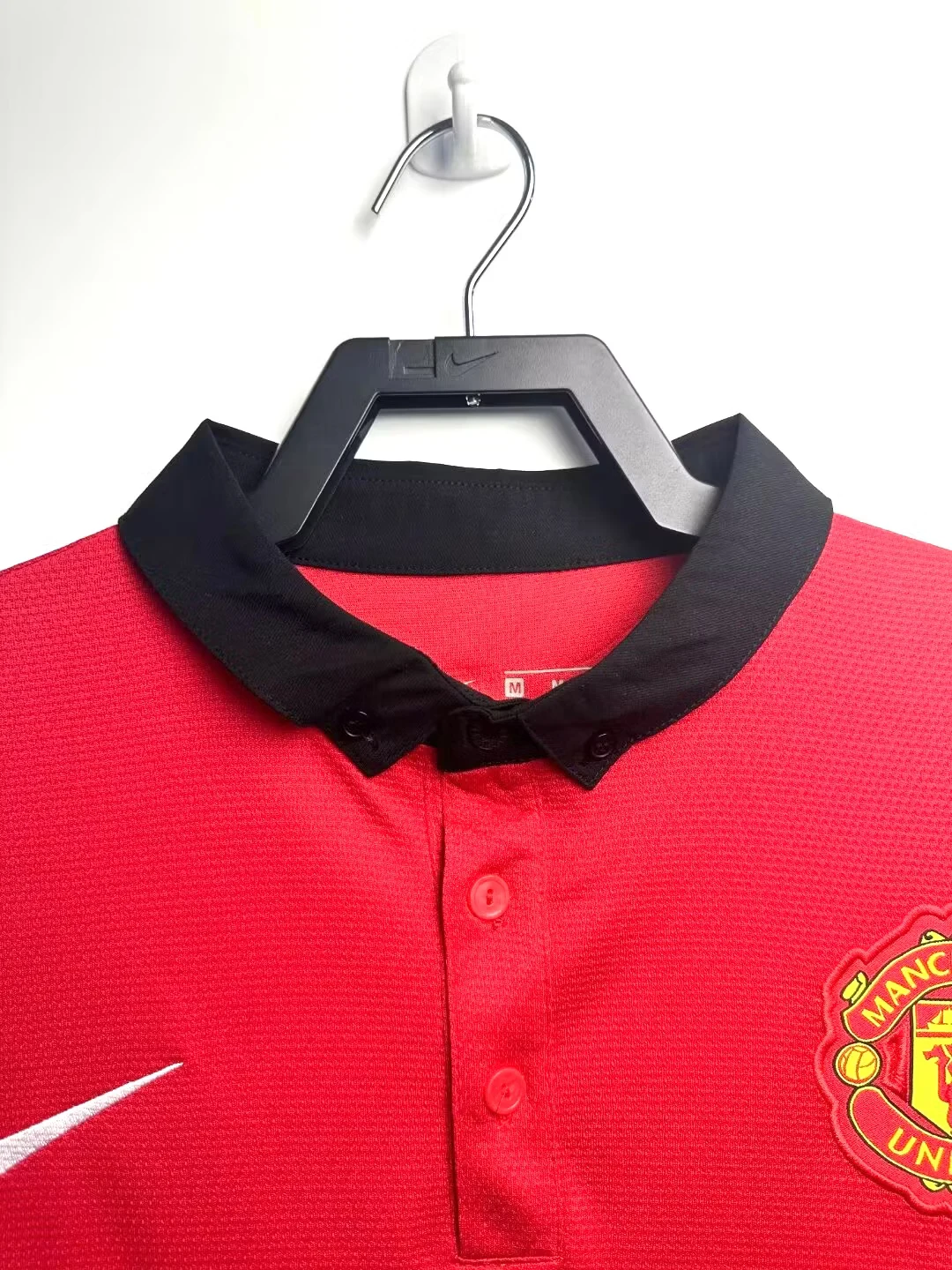 2013-14 Manchester United Home Long Sleeve Retro Shirt view 9