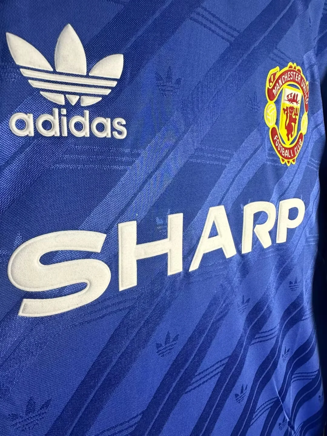 1986-88 Manchester United Away Long Sleeve Retro Shirt view 7