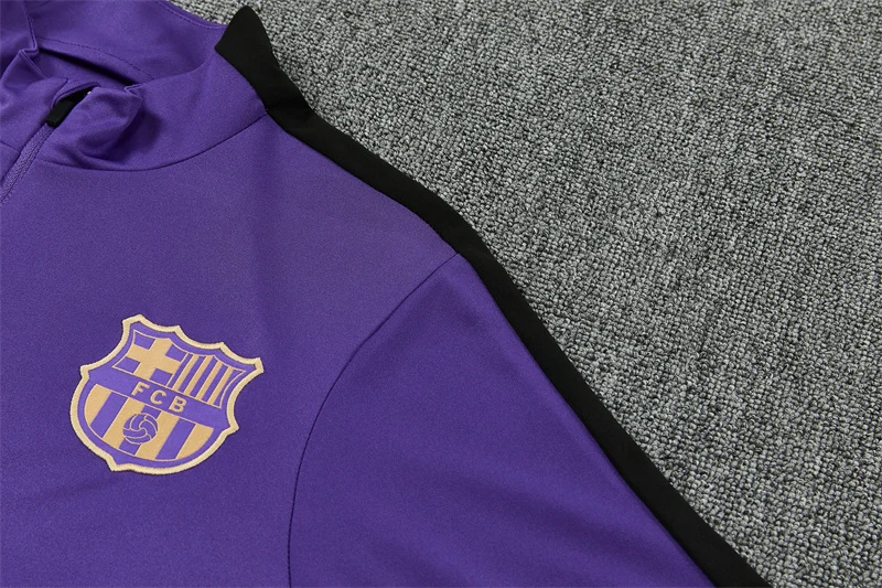 2026-27 Barcelona Red-Purple Half-Zip Training Jersey view 8